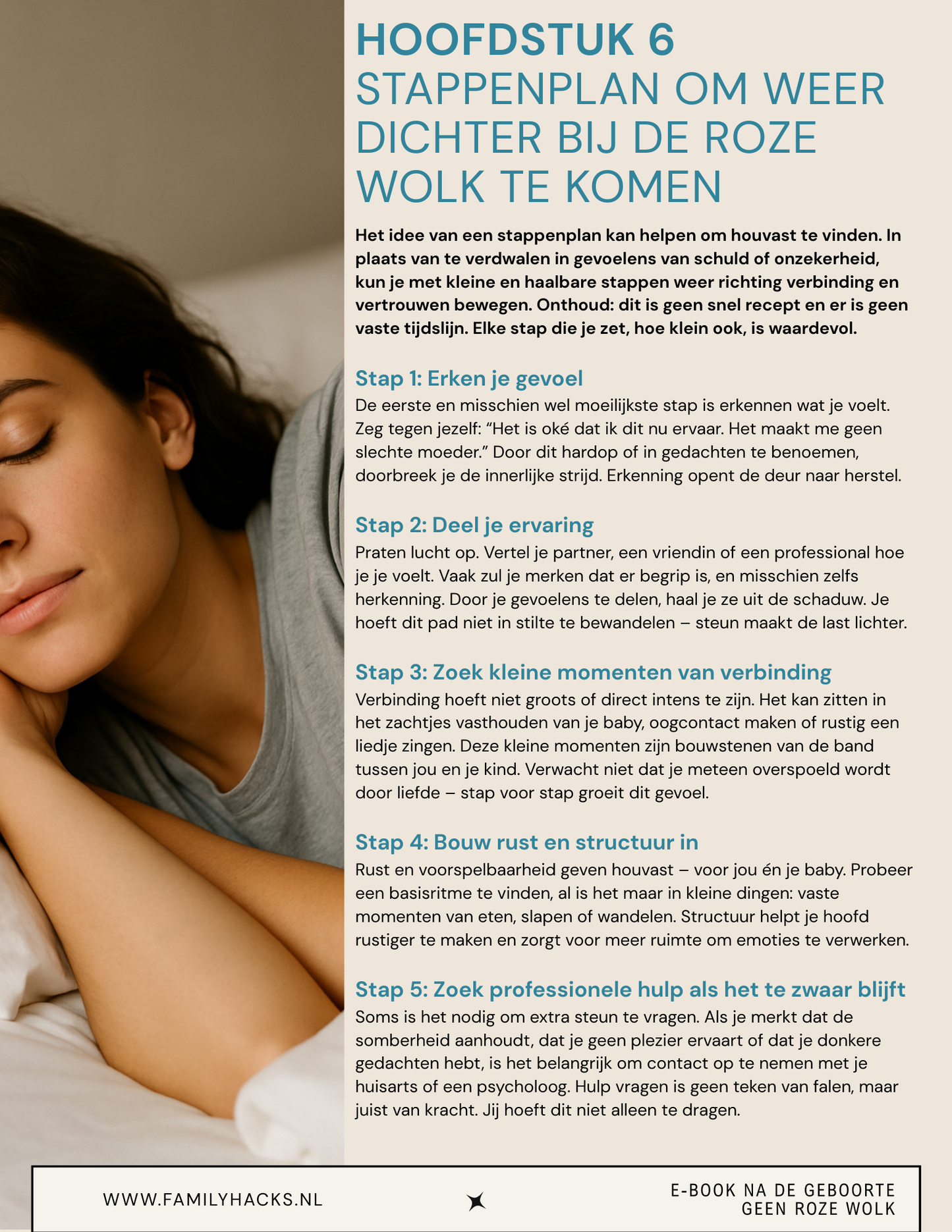 E-book - Na de geboorte geen roze wolk